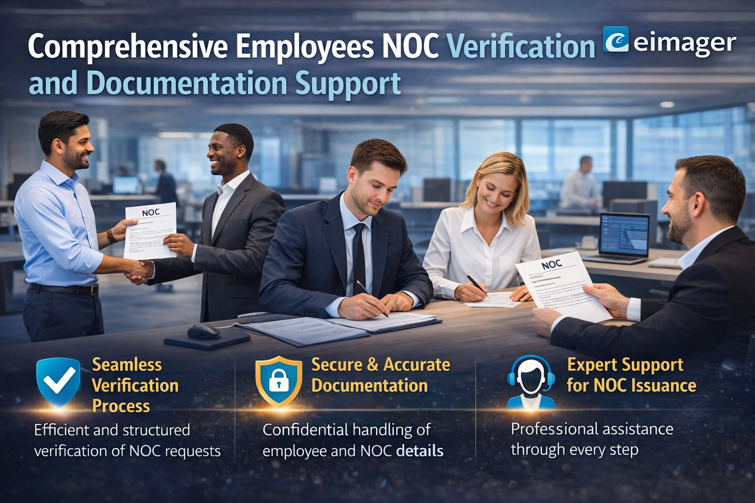 Comprehensive Employees NOC Verification and Documentation Support by eimager
