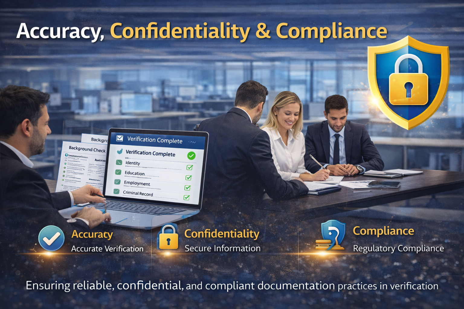 Accuracy, Confidentiality & Compliance