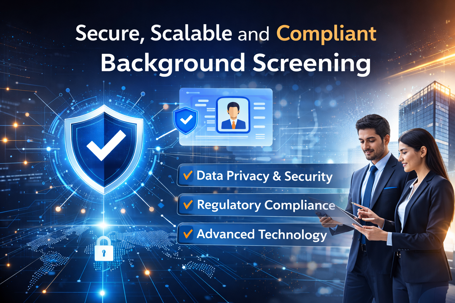 Secure Scalable and Compliant Background Screening