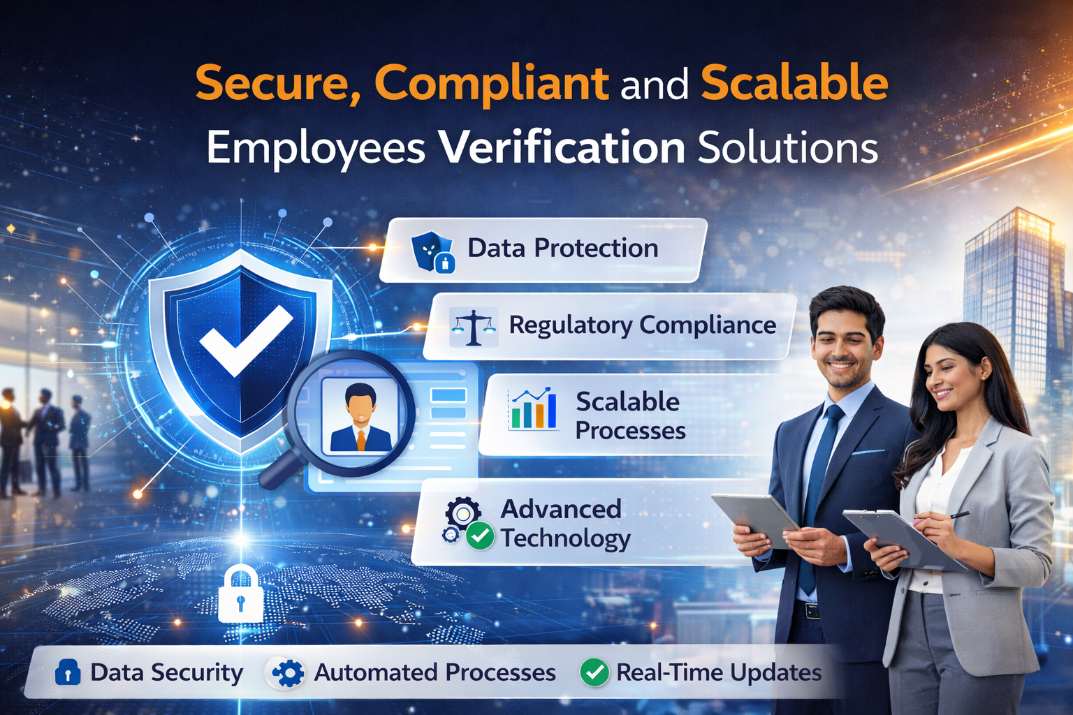 Secure Compliant and Scalable Employees Verification Solutions